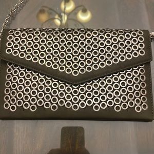 Envelope purse with chain.